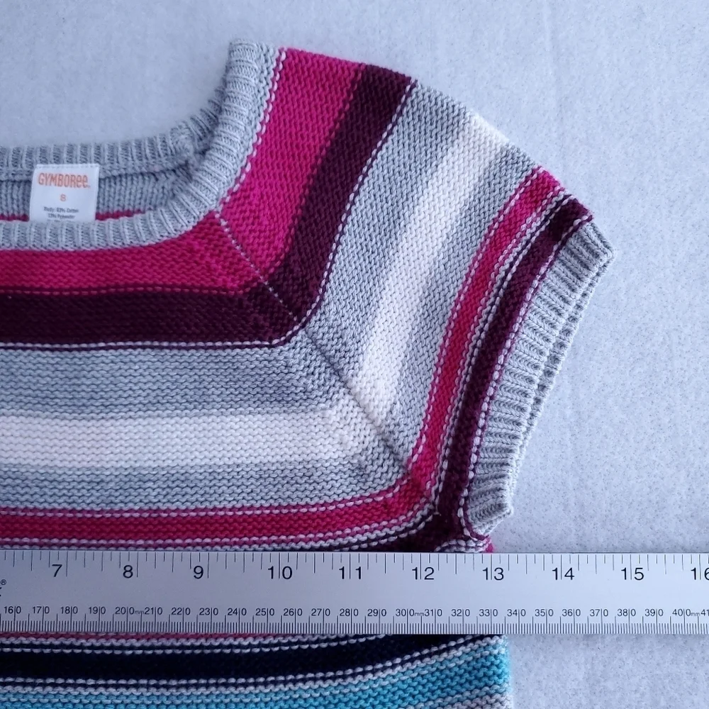 Gymboree Ready, Jet, Go Stripe Sweater Dress - Picture 7 of 8